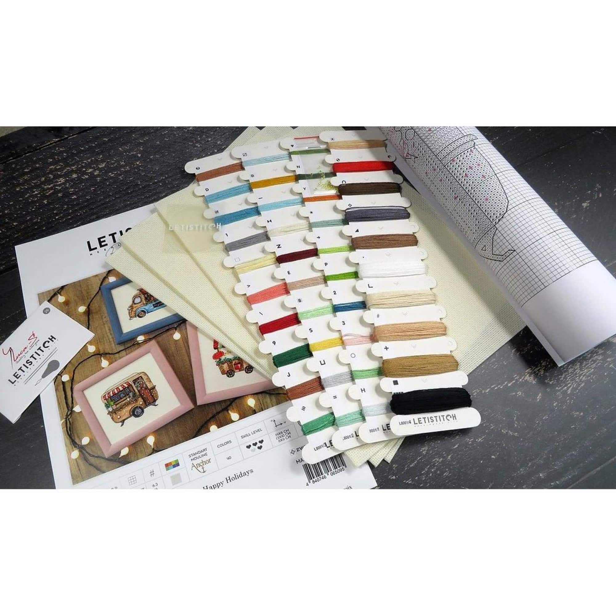 Letistitch Bike Counted Cross Stitch Kit